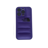 Chic purple The North Face phone case, merging modern design with robust security.
